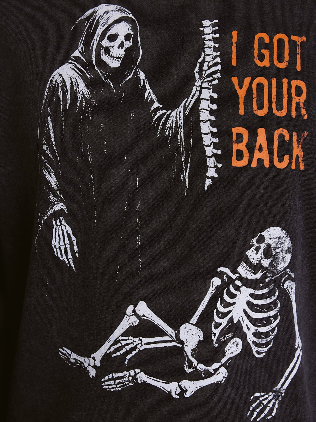 Men's Halloween Back Breaker Graphic Long Sleeve Sweatshirt from Way to Celebrate, Sizes XS-5XB