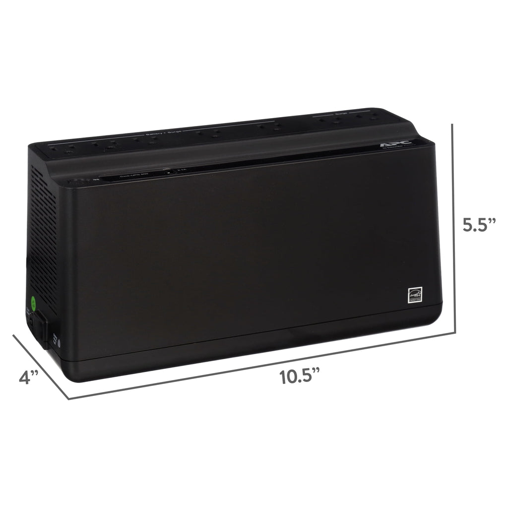 APC UPS Battery Backup, 650VA 360W Uninterruptible Power Supply - Black (BVN650M1)