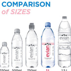 Evian Natural Spring Water 1L Bottles, 12 Pack