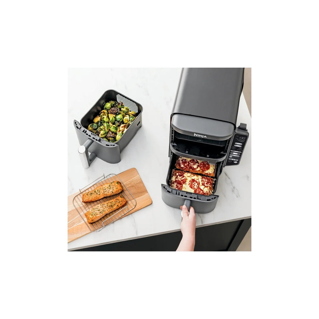 Ninja DoubleStack XL Smart 2-Basket Air Fryer, 10 QT