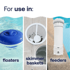 HTH 1-inch Chlorine Tablets — Tablet Form, 5 lb — Pool Sanitizer to Kill Algae & Bacteria