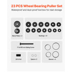 VEVOR Wheel Bearing Press Kit, 23 PCS FWD Bearing Puller Tools, for Front Wheel Drive Bearing Removal and Installation, Wheel Bearing Tool with