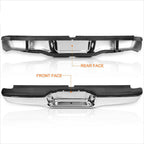 Labwork Rear Step Bumper Kit Fit for 1995-2004 Toyota Tacoma Truck Pickups, Chrome Stainless Steel