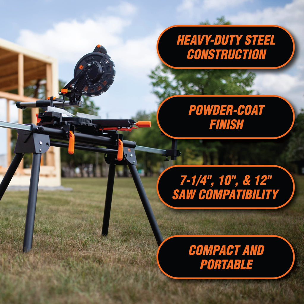 WEN 750 lb Capacity Miter Saw Stand (MSA750W)