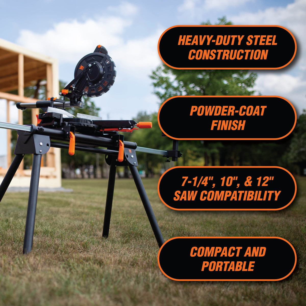 WEN 750 lb Capacity Miter Saw Stand (MSA750W)