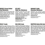 Hershey Assorted, Halloween Candy Bulk Variety Bag, 51.03 oz (165 Pieces)