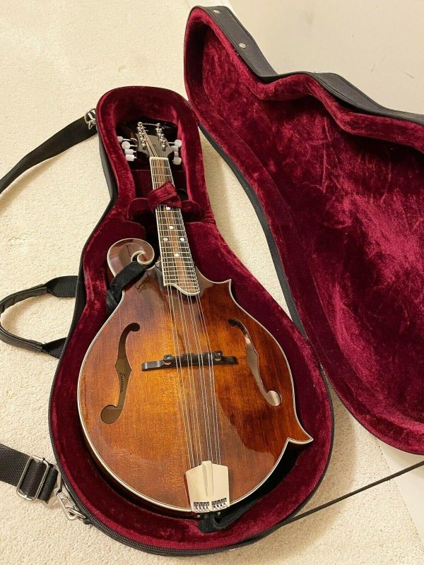 Eastman F-Style Mandolin, 8 Strings, Brown, With Hard Case - MD515