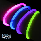 Multicolor Glow Bracelets, 8", 8 Count, by Way To Celebrate