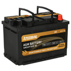 Autocessking Platinum AGM Battery, Group 48 Rechargeable Automotive Batteries for Car, 12 Volt H6 760CCA 70Ah 120RC