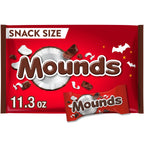Mounds Coconut and Dark Chocolatey Snack Size, Halloween Candy Bag, 11.3 oz
