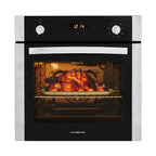 EuroChef Built-In Electric Wall Oven, 60cm, 70L, 8 Cooking Functions - OE708B