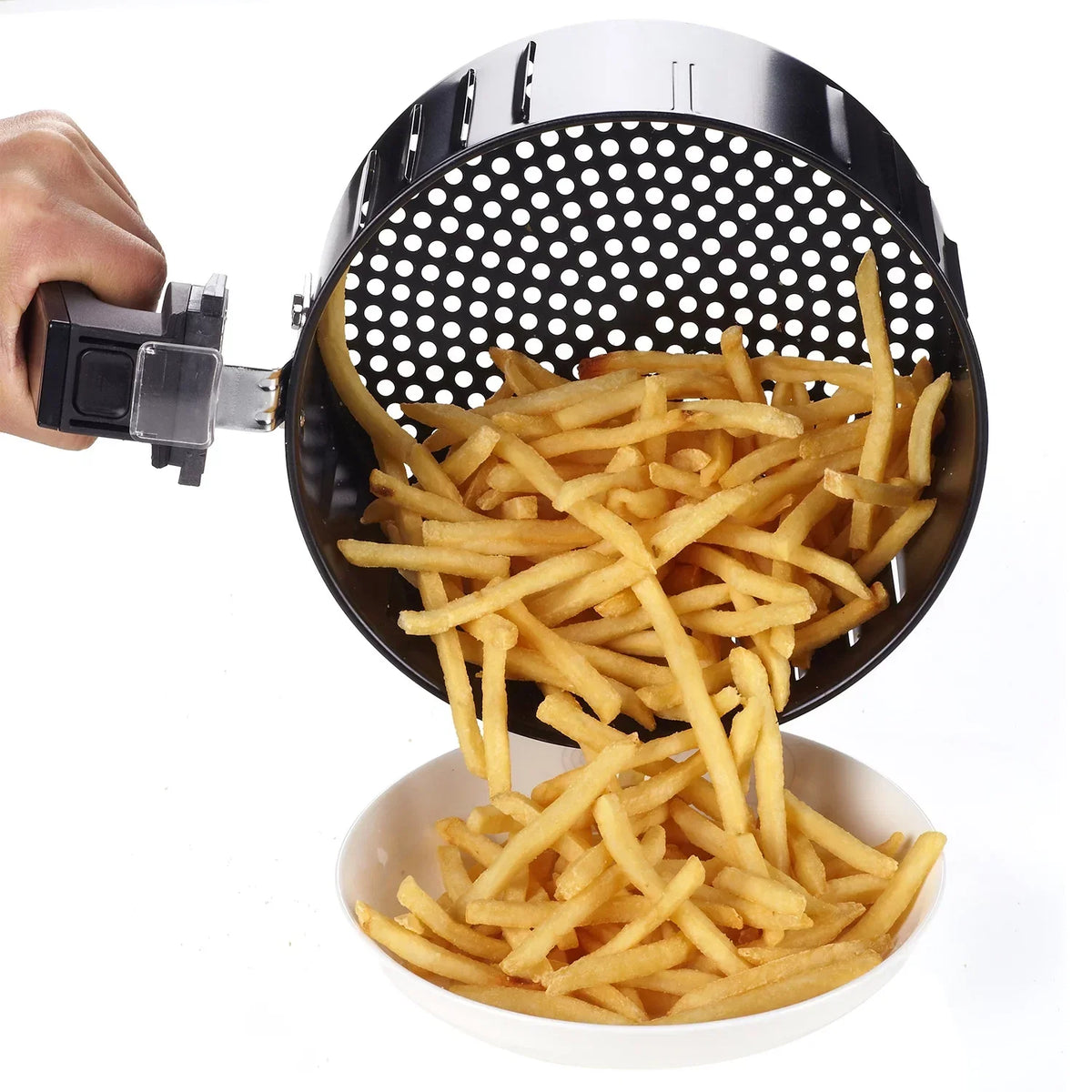 GoWISE USA Electric Air Fryer, Black, 3.7 QT, 1400W - GW22621