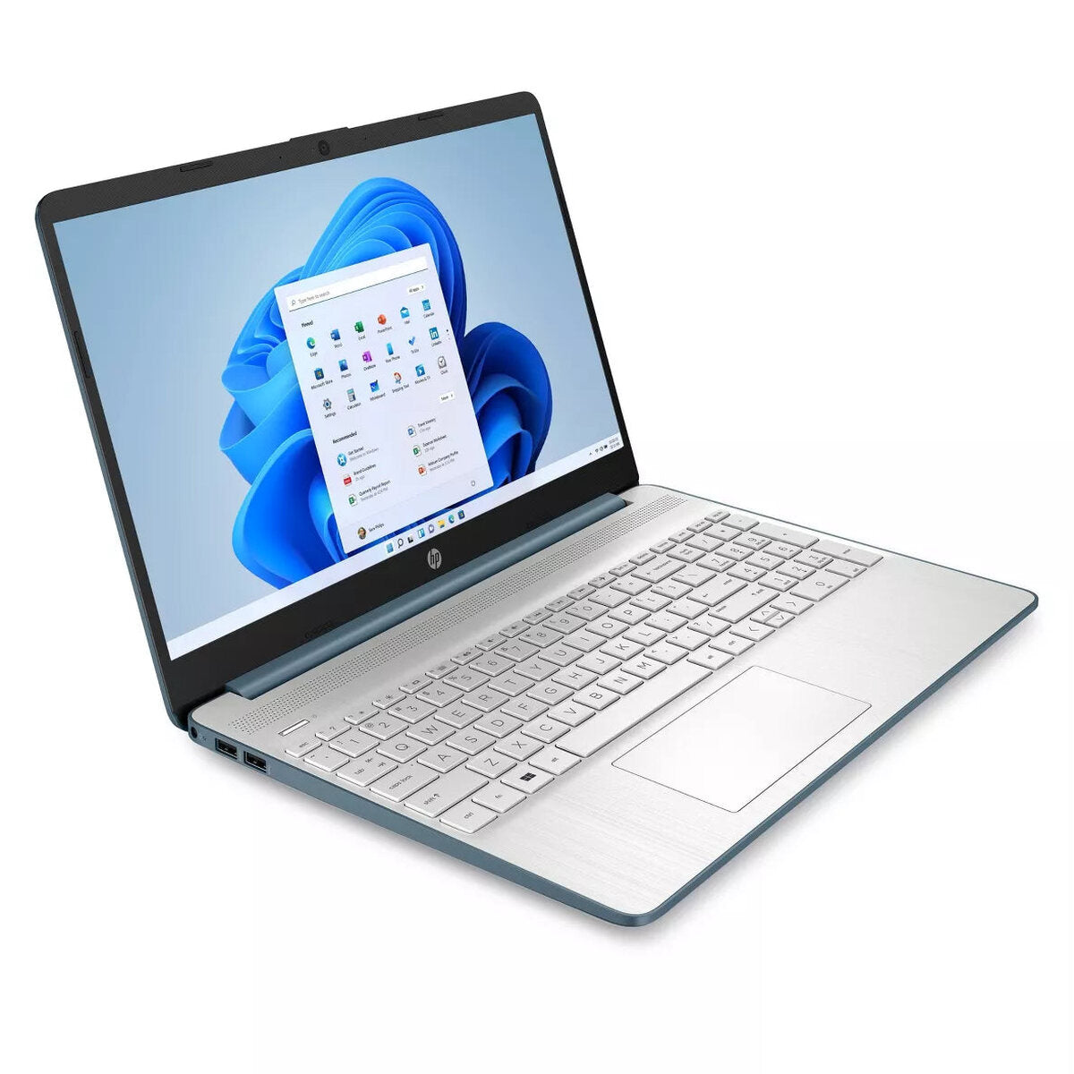 HP 15.6 Inch Laptop, AMD Ryzen 3 5300U, 8GB RAM, 256GB SSD, Blue - 15 ...