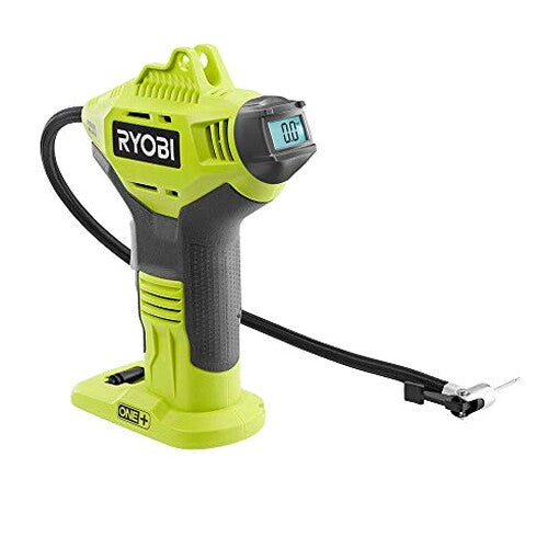 RYOBI ONE+ Cordless High Pressure Inflator With Digital Gauge And 18-Volt 4.0 Ah Battery - P737D