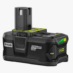 RYOBI ONE+ Cordless High Pressure Inflator With Digital Gauge And 18-Volt 4.0 Ah Battery - P737D